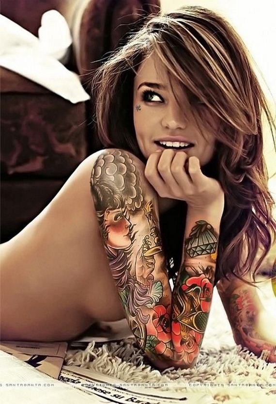 Women With Tattoos That Rock Barnorama