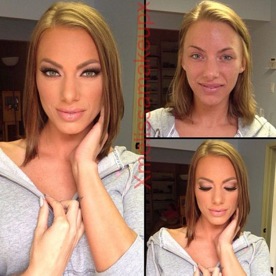 Adult Film Actresses With And Without Makeup Ba