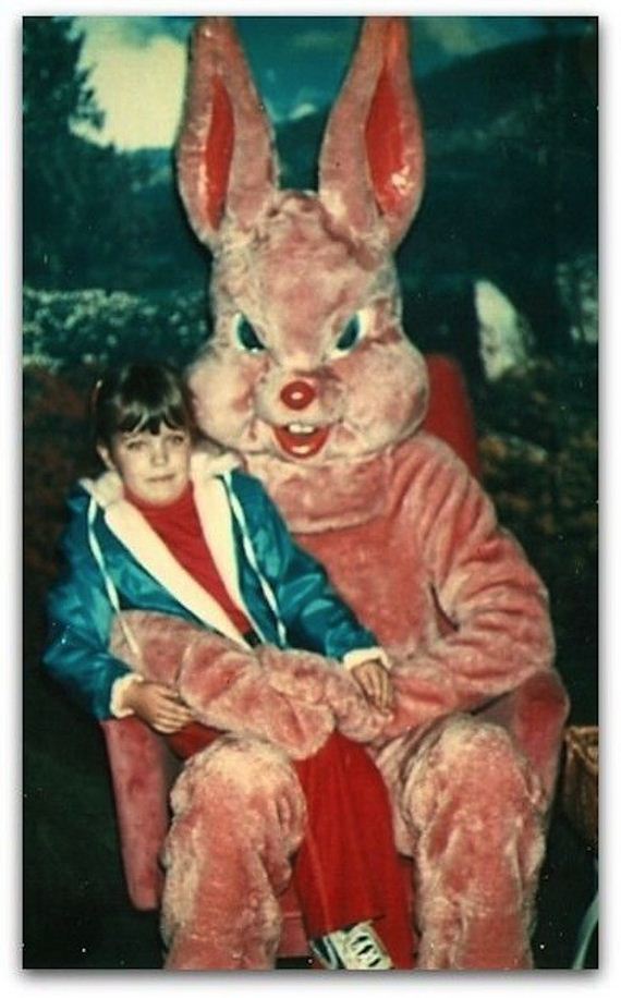 Vintage Easter Bunny Photos That Will Make Your Skin Crawl - Barnorama