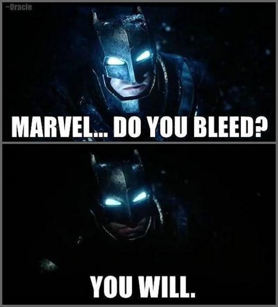 Batman v Superman versus funny reaction memes - Barnorama