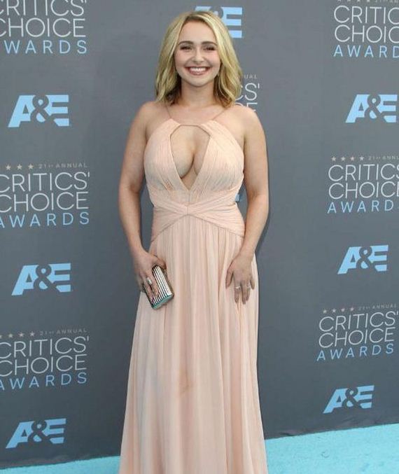 Hayden Panettiere Stepped Out In A Sexy Dress At The Critics Choice Awards Barnorama