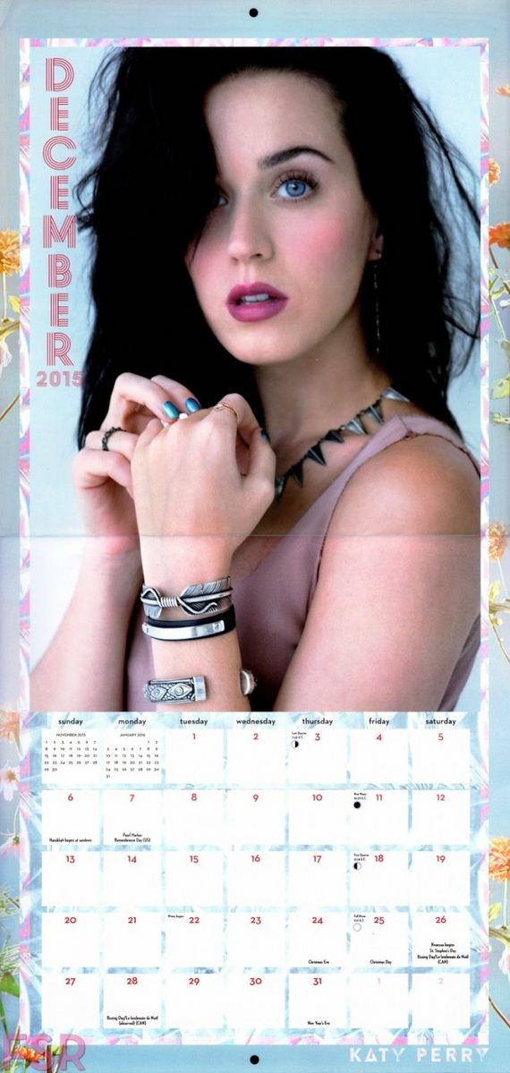 Katy Perry Official Calendar 2015 Barnorama