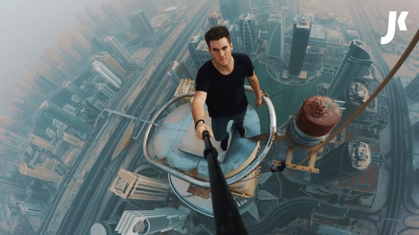 James Kingston Climbing Almas Tower In Dubai Without Any Safety - Barnorama