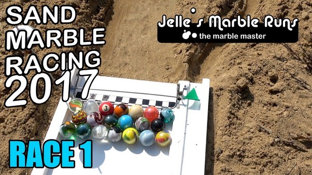 Watch This Incredible First Sand Marble Race of 2017 Tournament - Barnorama