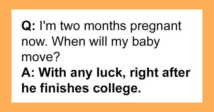 This Pregnancy FAQ Is Brutally Honest - Barnorama