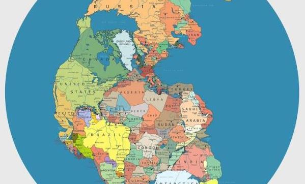 Cool Map That Explains Our World Geography 300 Million Years Ago ...